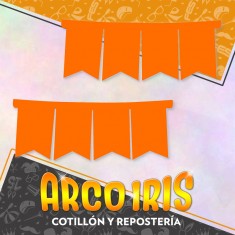 Banderin Naranja Fluo Xu - Fest Copack