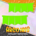 Banderin Verde Fluo Xu - Fest Copack San Patricio