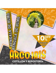 Humo Bengala Amarilla Xu +3-10% Cat2 Promo Por Cantidad Primavera Upd Carnaval Disponible En Otros Colores Consulte Por Otros