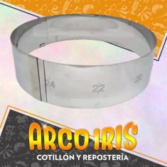 Aro Redondo Regulable - Acero Inoxidable 20 Al 30 Dona Clara