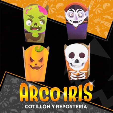 Halloween Pop Corn X 10 - Gold Mundo