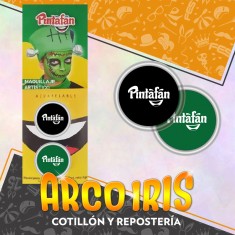 Maquillaje Pasta 2g X 2 Verde/negro Frankestein Artistico Halloween Pintafan