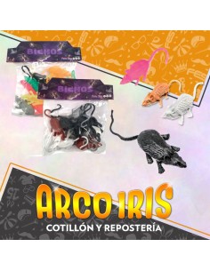 Ratitas Goma X 12 Halloween Lauchita -patrimar