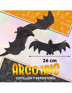 Murcielago De Goma 26 Cm Xu - Halloween Stasio