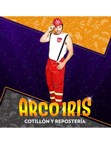 Disfraz Adulto Bombero Xu - Con Casco Halloween Candela