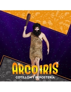 Disfraz Adulto Cavernicola Xu - Hombre Con Barba Halloween Candela