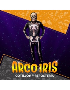 Disfraz Adulto Esqueleto Xu - Halloween Candela