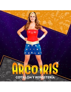 Disfraz Adulto Mujer Maravilla Xu - Halloween Candela Super Mujer