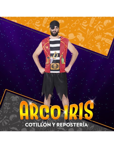 Disfraz Adulto Pirata Hombre Xu - Halloween Candela