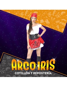 Disfraz Adulto Pirata Mujer Xu - Halloween Candela