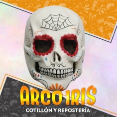 Latex Mascara Calaca Xu - Mexicana Halloween Party Store