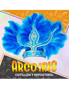 Carnaval Con Plumas Marabu 3 Puntas Xu