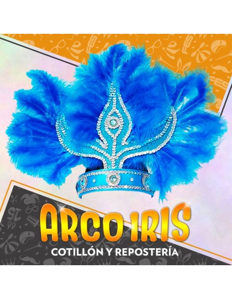 Carnaval Con Plumas Marabu 3 Puntas Xu