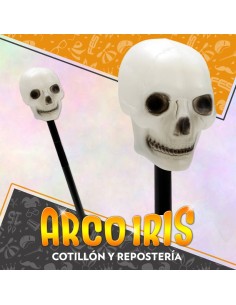 Calavera Con Luz Y Palo  - Halloween Armas Luminoso-stasio-