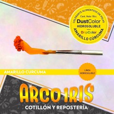 Dust Color Hidrosoluble Amarillo Curcuma Xu - Colorante Polvo Hidrosoluble Pascua