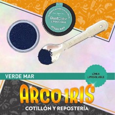 Dust Color Lipo Verde Mar Xu - Colorante Polvo Liposoluble Pascua