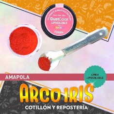 Dust Color Lipo Amapola Xu - Colorante Polvo Liposoluble Pascua