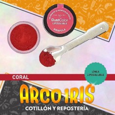 Dust Color Lipo Coral Xu - Colorante Polvo Liposoluble Pascua