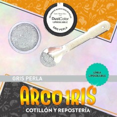 Dust Color Lipo Gris Perla Xu - Colorante Polvo Liposoluble Pascua