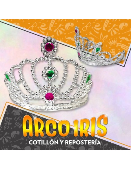 Corona Reina Plateada Xu - Princesa