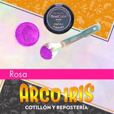 Dust Color Gliter Rosa Neon  - Colorante Polvo Liposoluble
