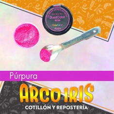 Dust Color Gliter Purpura Neon   - Colorante Polvo Liposoluble