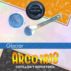 Dust Color Platinum Glaciar Xu - Colorante Polvo Brillo Pascua