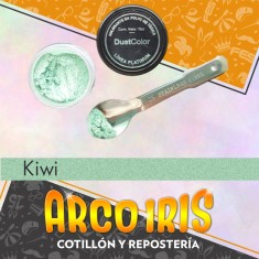 Dust Color Platinum Kiwi Nacarado Xu - Colorante Polvo Liposoluble Pascua