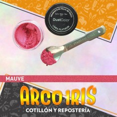 Dust Color Platinum Mauve Nacarado Xu - Colorante Polvo Liposoluble Pascua
