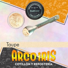 Dust Color Platinum Taupe Nacarado Xu - Colorante Polvo Liposoluble Pascua