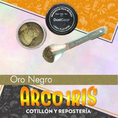 Dust Color Platinum Oro Negro Xu - Colorante Polvo Brillo Pascua