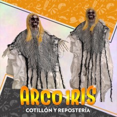 Muneco Viejo Muerto Xu Luz Y Sonido Halloween