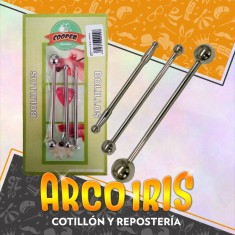 Bolillos Metal X 3 - Blister - Cooper