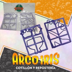 Cortante Plastico Princesas X 5 - Coronas/zapato/vestido Cooper