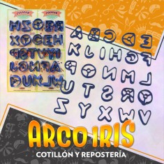 Cortante Plastico Letras X 26 - Cooper