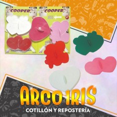 Cortante Plastico Marcador Corazon X 4 - Valentin Cooper