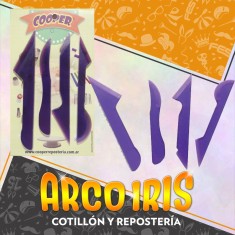 Estecas Cuchillo Cooper X 4 - Violetas Cooper