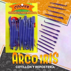 Estecas Cooper Violetas X 14 - Cooper