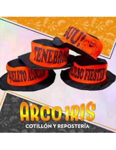 Gorro Galera Baja Halloween Con Frases Xu