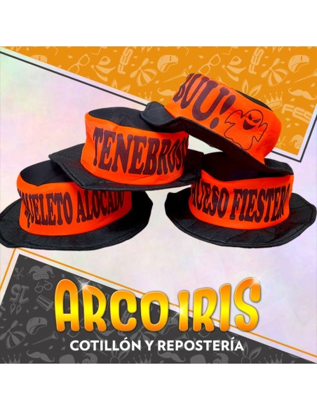 Gorro Galera Baja Halloween Con Frases Xu