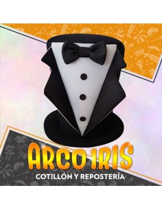 Gorro Galeron Smoking Con Mono Xu - Solapa Blanca