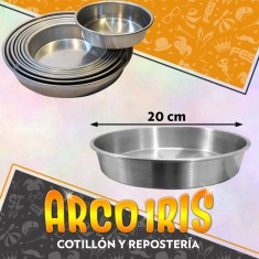 Tarta Lisa Aluminio Fija 20 Cm - Cooper