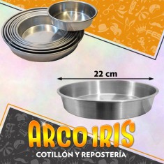 Tarta Lisa Aluminio Fija 22 Cm - Cooper