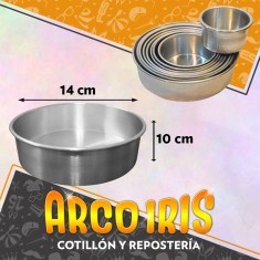 Tortera Boda Aluminio 14 Cm - 10 Cm De Alto Cooper