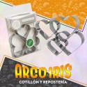 Cortante Corazon X 4 Set - Valentin Dona Clara