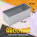 Molde Pan Lactal N.1 Con Tapa 27 X 10 X 9 Cm - Dona Clara