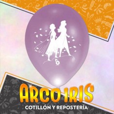 Frozen Globos Latex X 15
