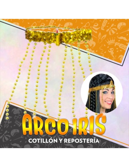 Vincha Egipcia Gold Cleopatra Xu - Party Store