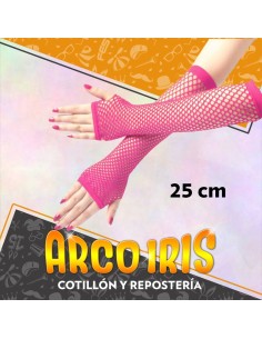 Guantes Red Largos Rosa 25 Cm +3-5% Promo Por Cantidad Party Store