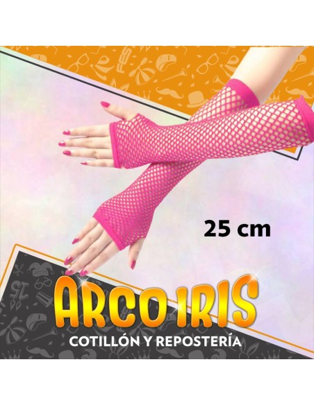 Guantes Red Largos Rosa 25 Cm +3-5% Promo Por Cantidad Party Store